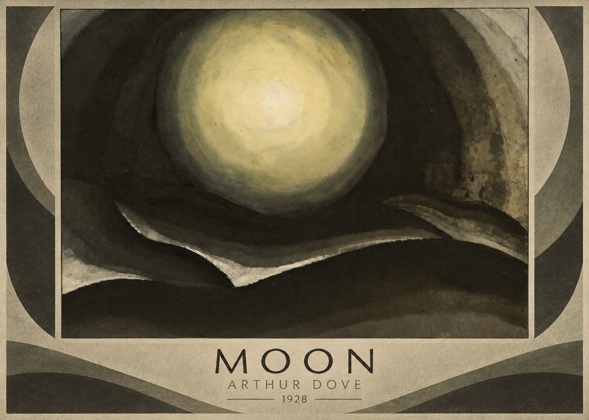 Arthur Dove Moon No1 - Poszter