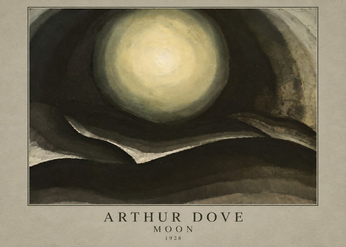 Arthur Dove Moon No4 - Poszter