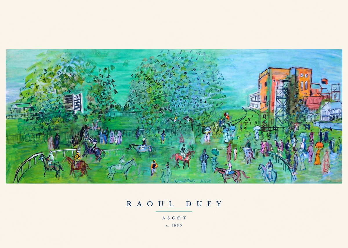 Raoul Dufy Ascot C. 1930 I No6 - Poszter