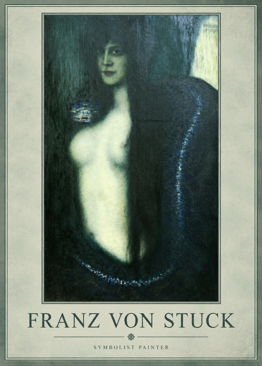 Franz von Stuck Die Sünde No1 - Poszter