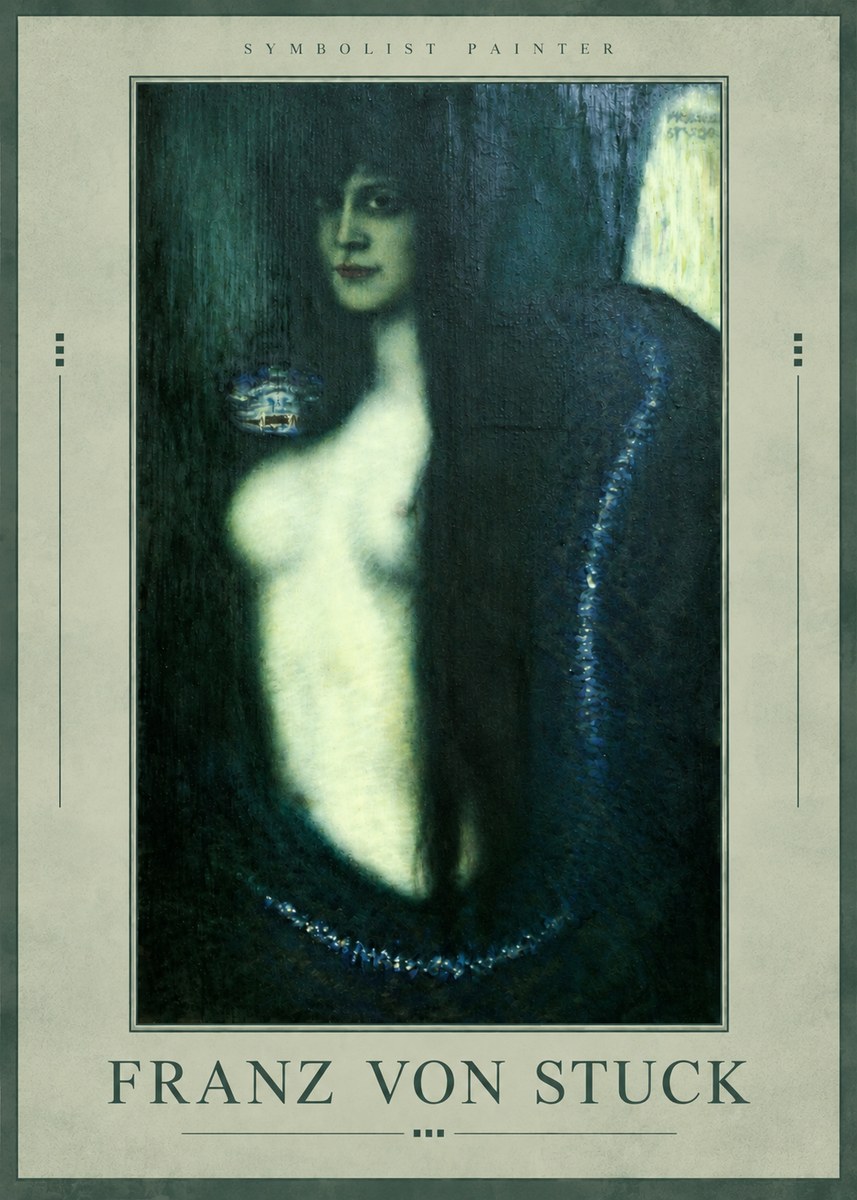 Franz von Stuck Die Sünde No3 - Poszter