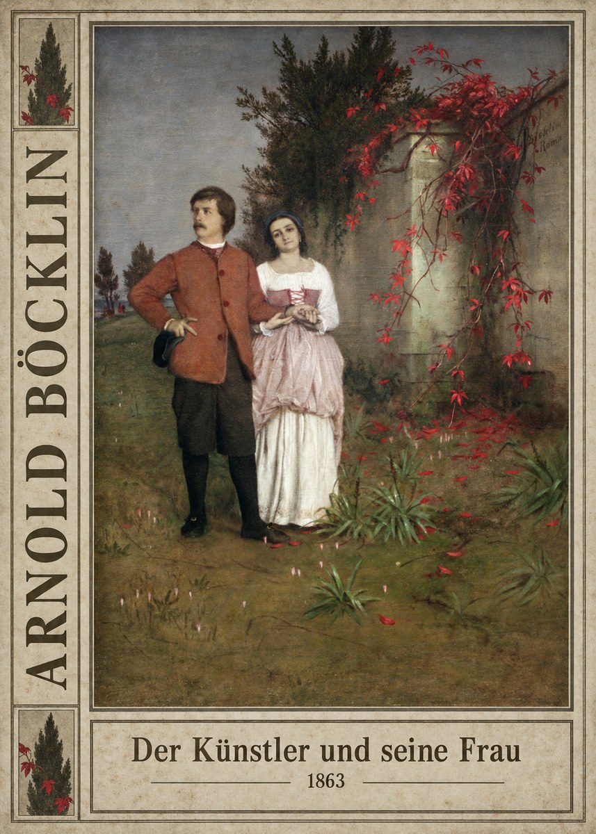 Arnold Böcklin Der Künstler Und Seine Frau No3 - Poszter