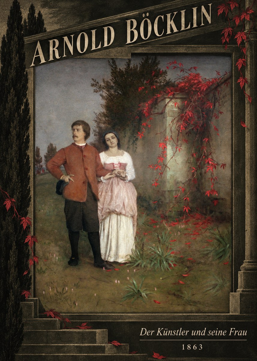 Arnold Böcklin Der Künstler Und Seine Frau No5 - Poszter