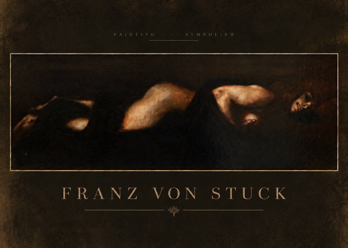 Franz von Stuck Der Schlaf No6 - Poszter