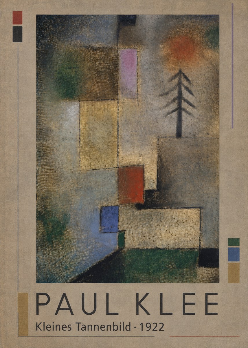 Paul Klee Kleines Tannenbild No1 - Poszter