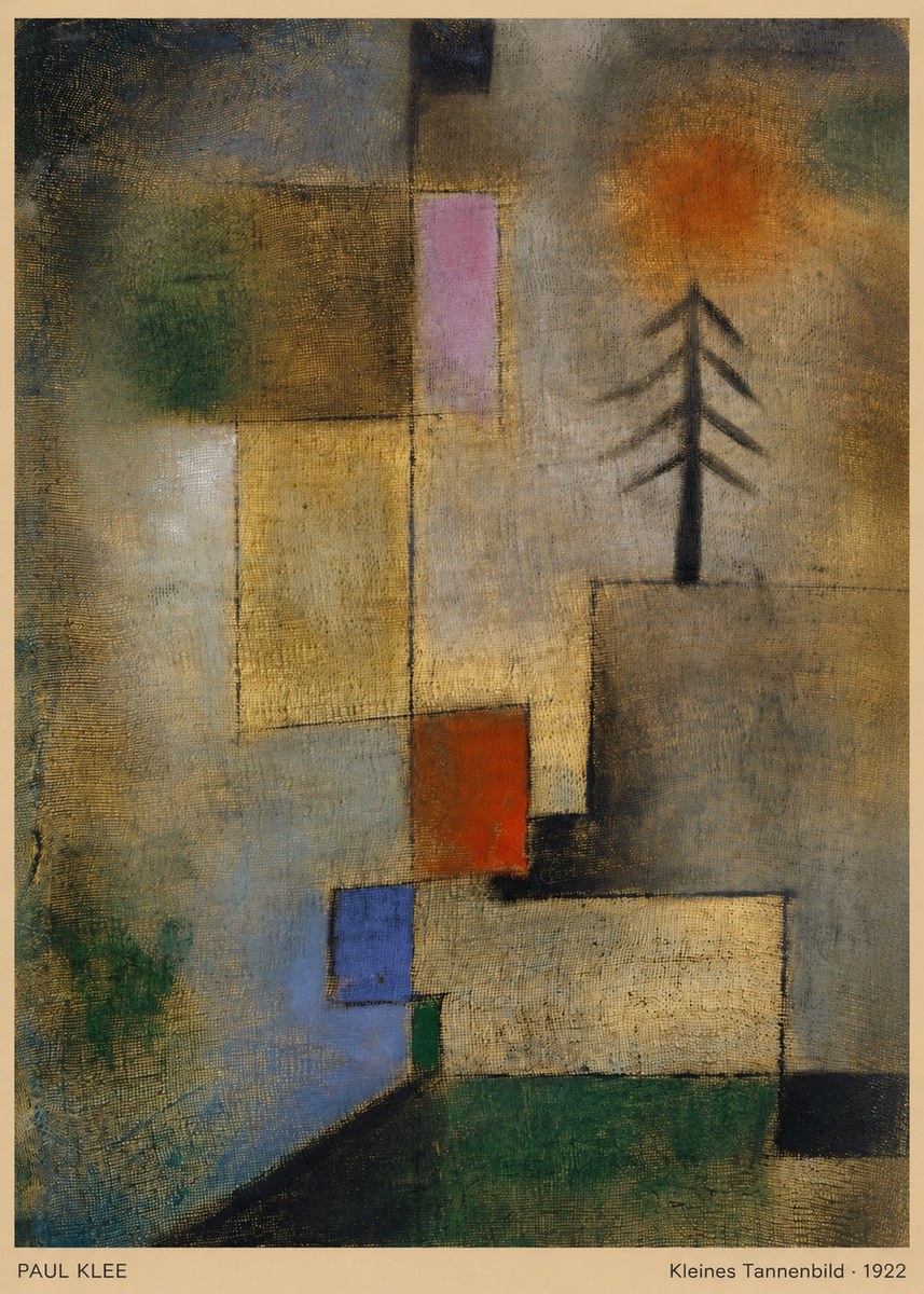 Paul Klee Kleines Tannenbild No5 - Poszter
