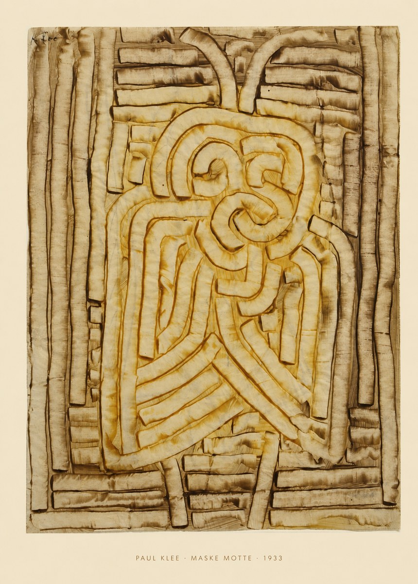 Paul Klee Maske Motte No5 - Poszter