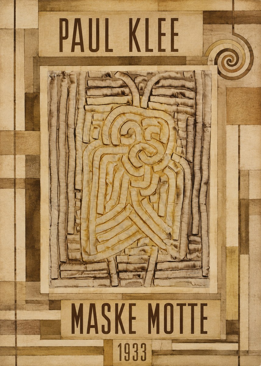 Paul Klee Maske Motte No6 - Poszter