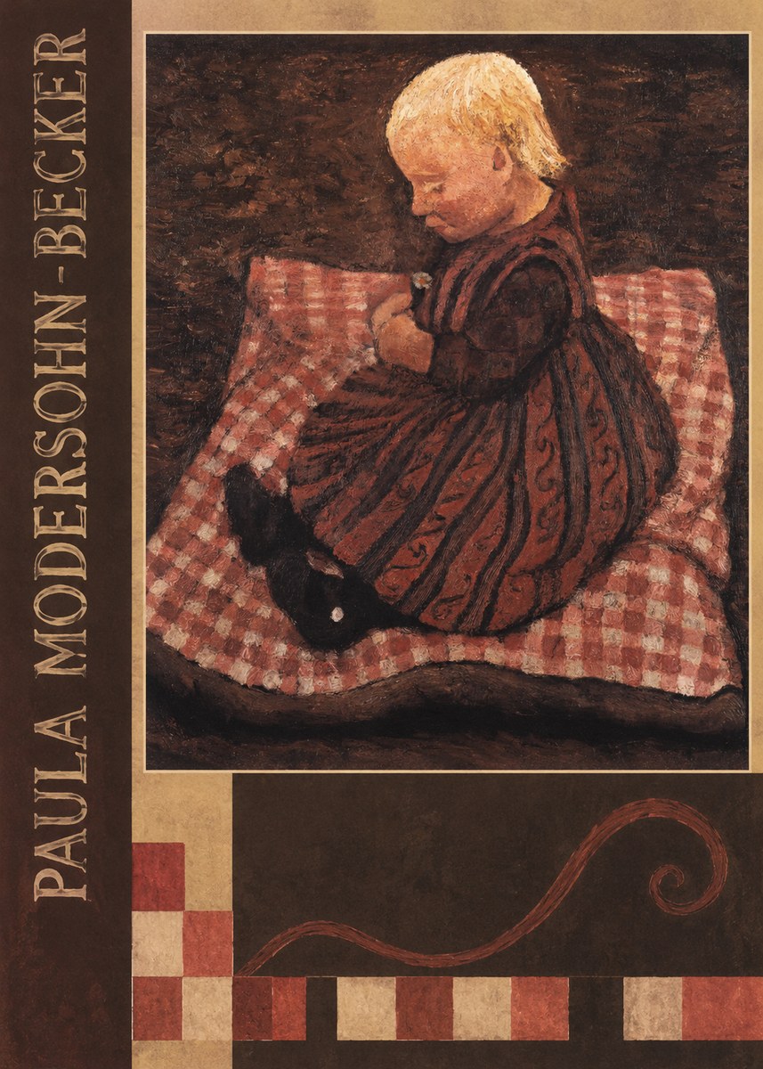 Paula Modersohn-Becker Girl with Flower No2 - Poszter