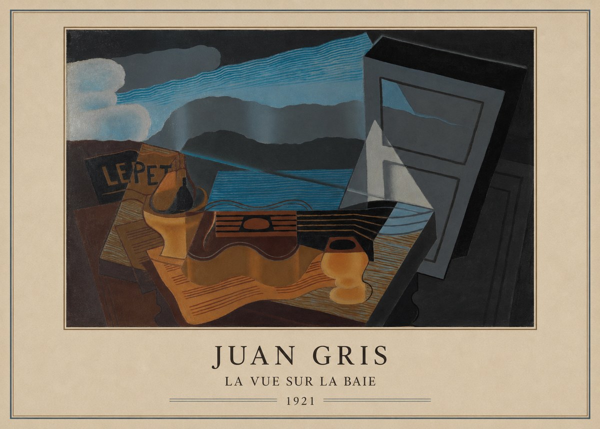 Juan Gris La Vue Sur La Baie No4 - Poszter