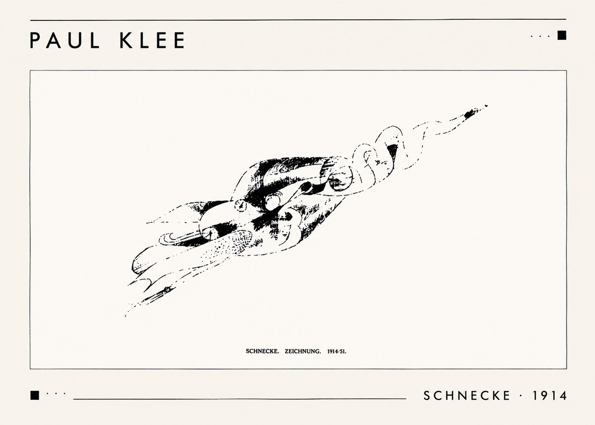 Paul Klee Schnecke No1 - Poszter