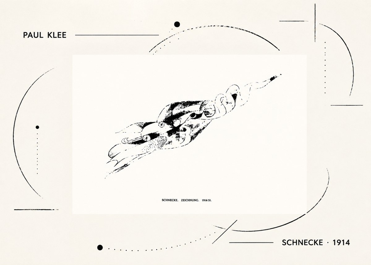 Paul Klee Schnecke No2 - Poszter
