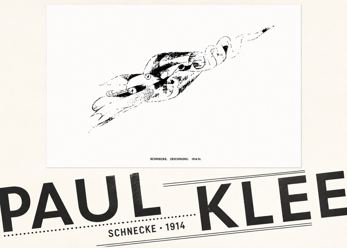 Paul Klee Schnecke No5 - Poszter