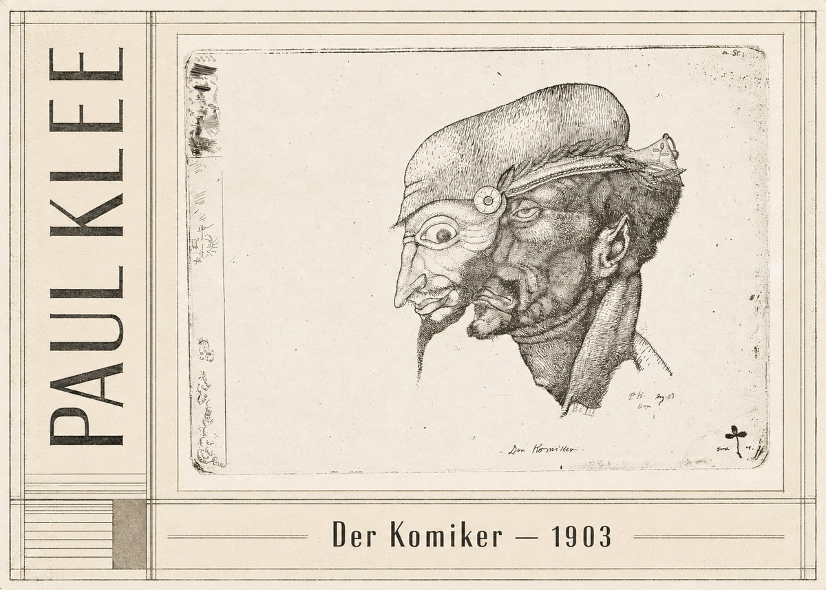 Paul Klee Der Komiker No2 - Poszter