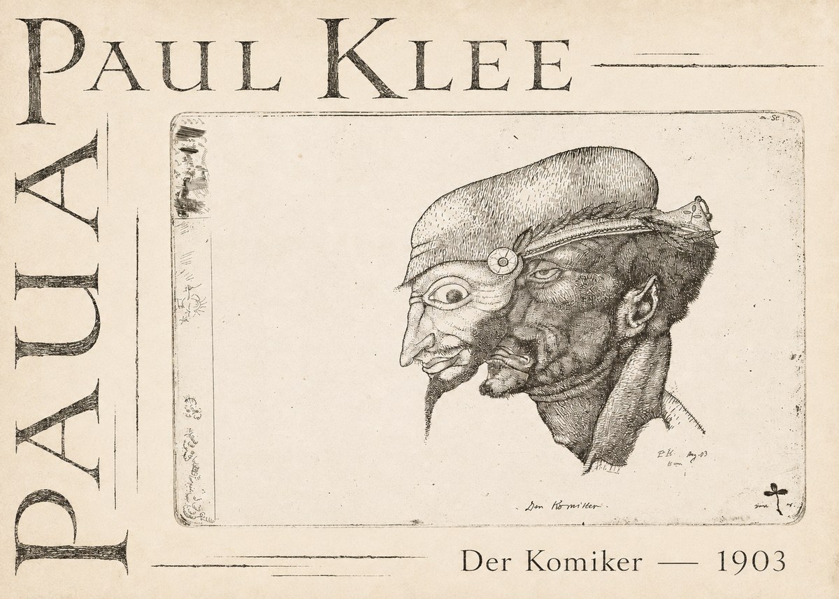Paul Klee Der Komiker No3 - Poszter