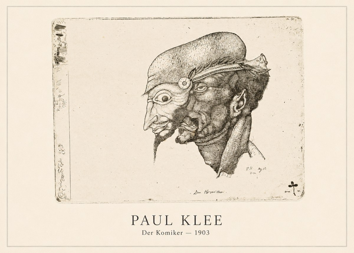 Paul Klee Der Komiker No4 - Poszter