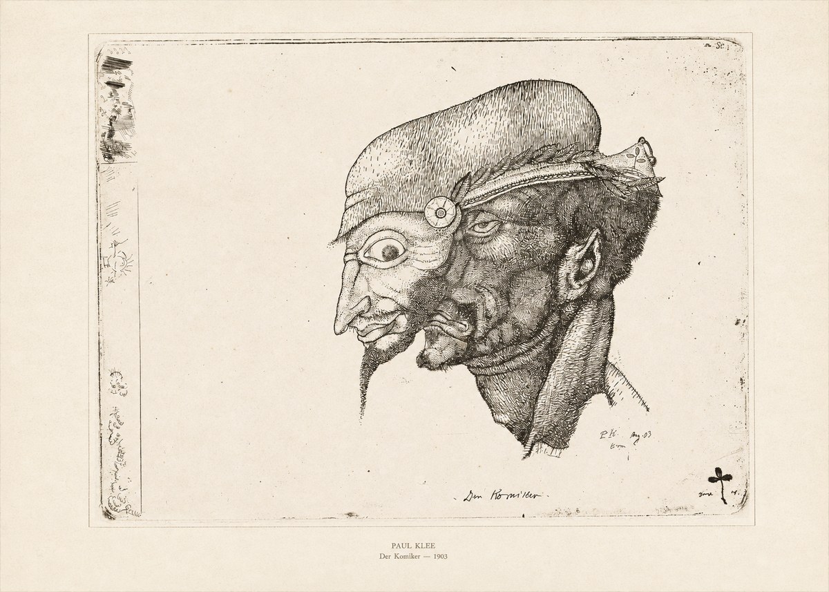 Paul Klee Der Komiker No6 - Poszter