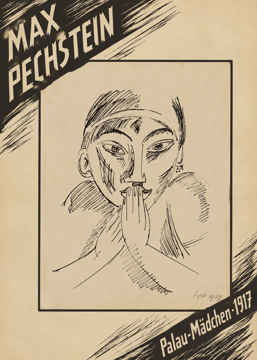 Max Pechstein Palau-mädchen No5 - Poszter