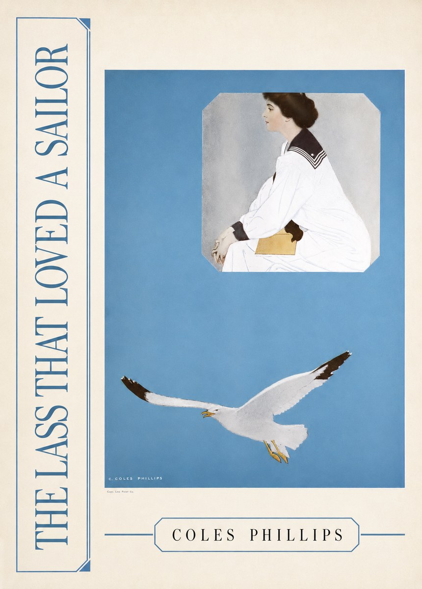 Coles Phillips The Lass That Loved a Sailor No2 - Poszter