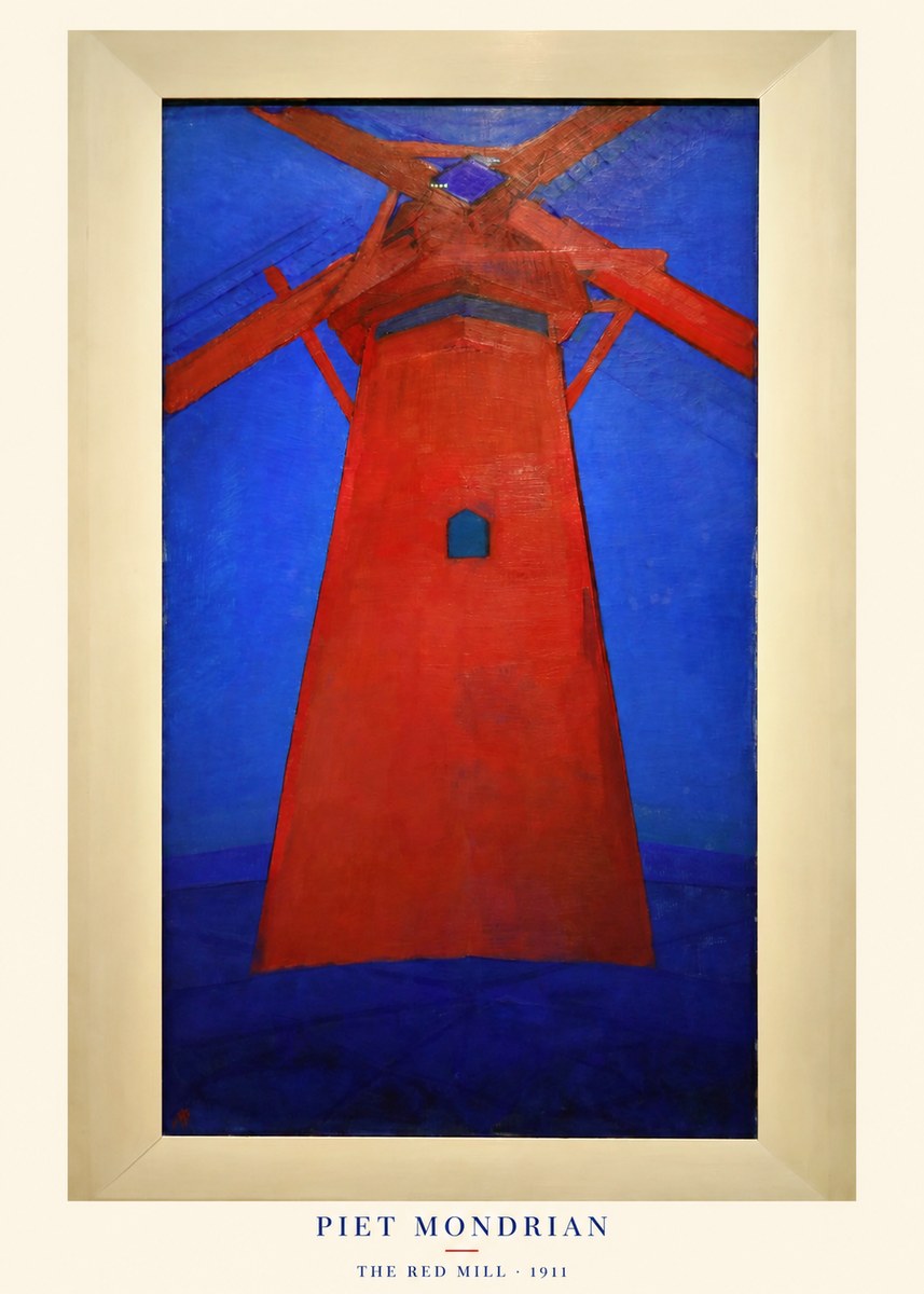 Piet Mondrian The Red Mill No5 - Poszter