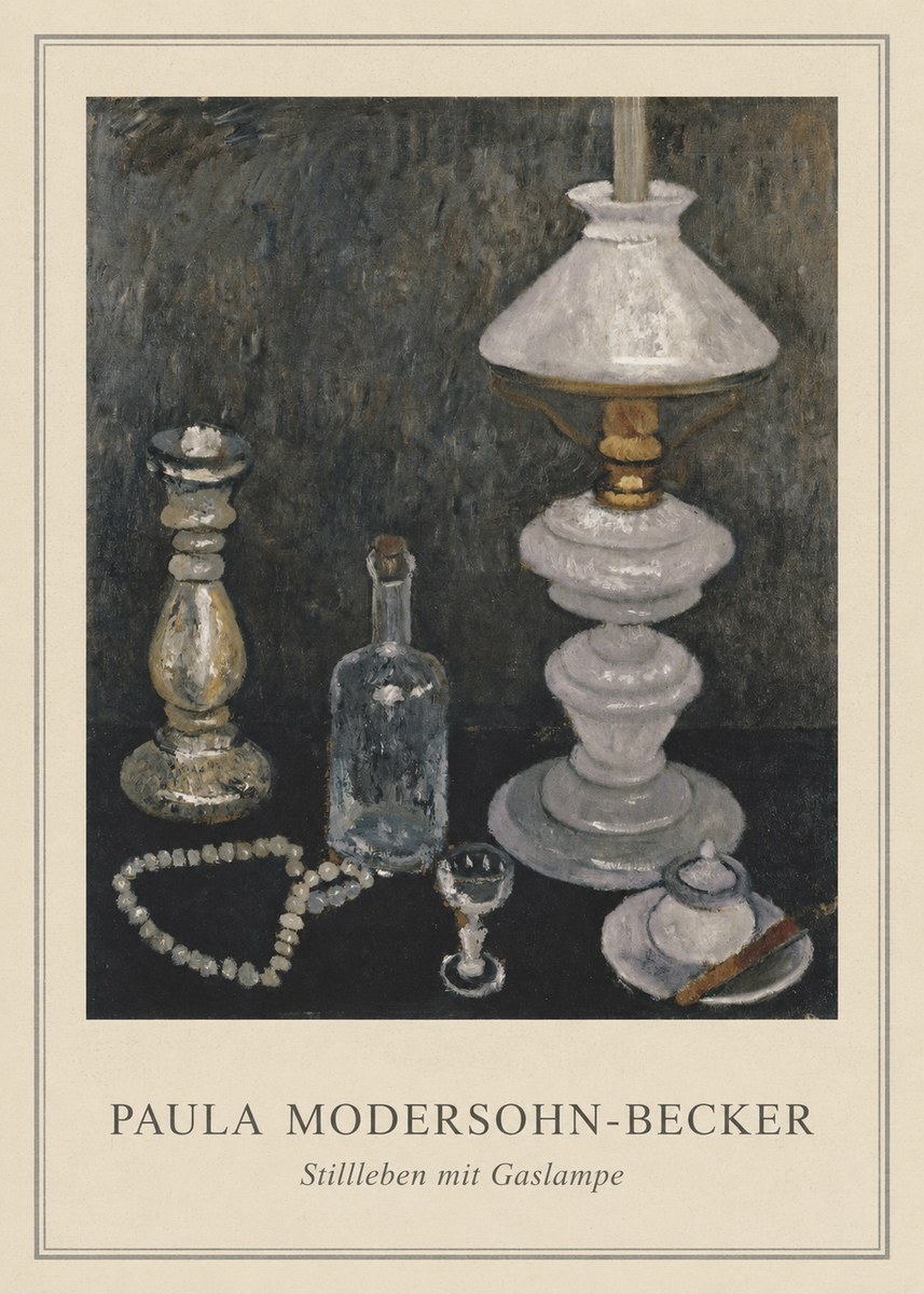 Paula Modersohn-Becker Stillleben Mit Gaslampe No4 - Poszter