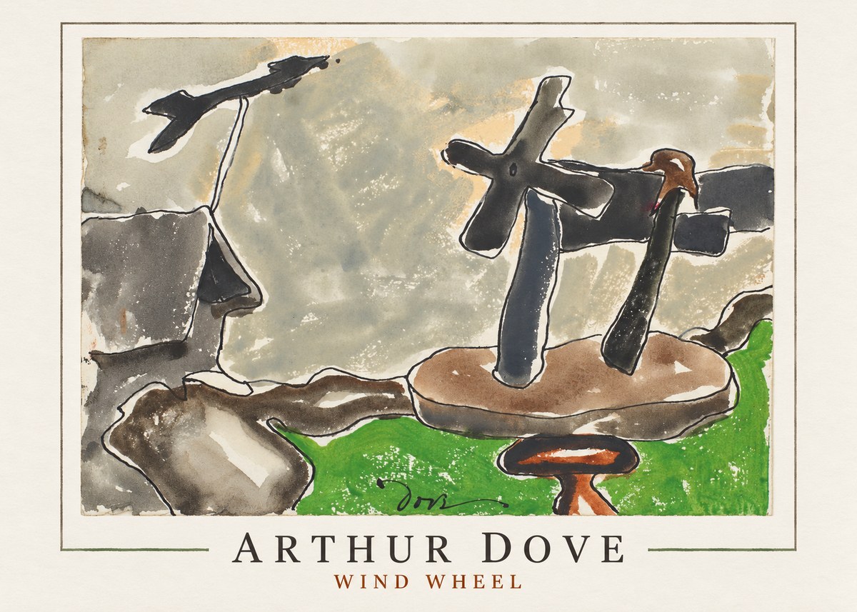 Arthur Dove Wind Wheel No1 - Poszter