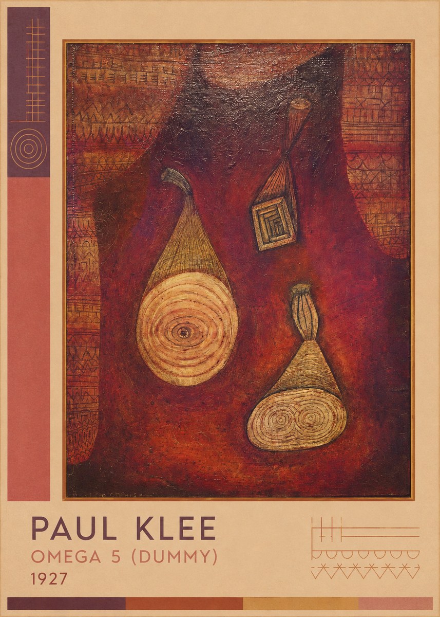 Paul Klee Omega 5 (Dummy) No2 - Poszter