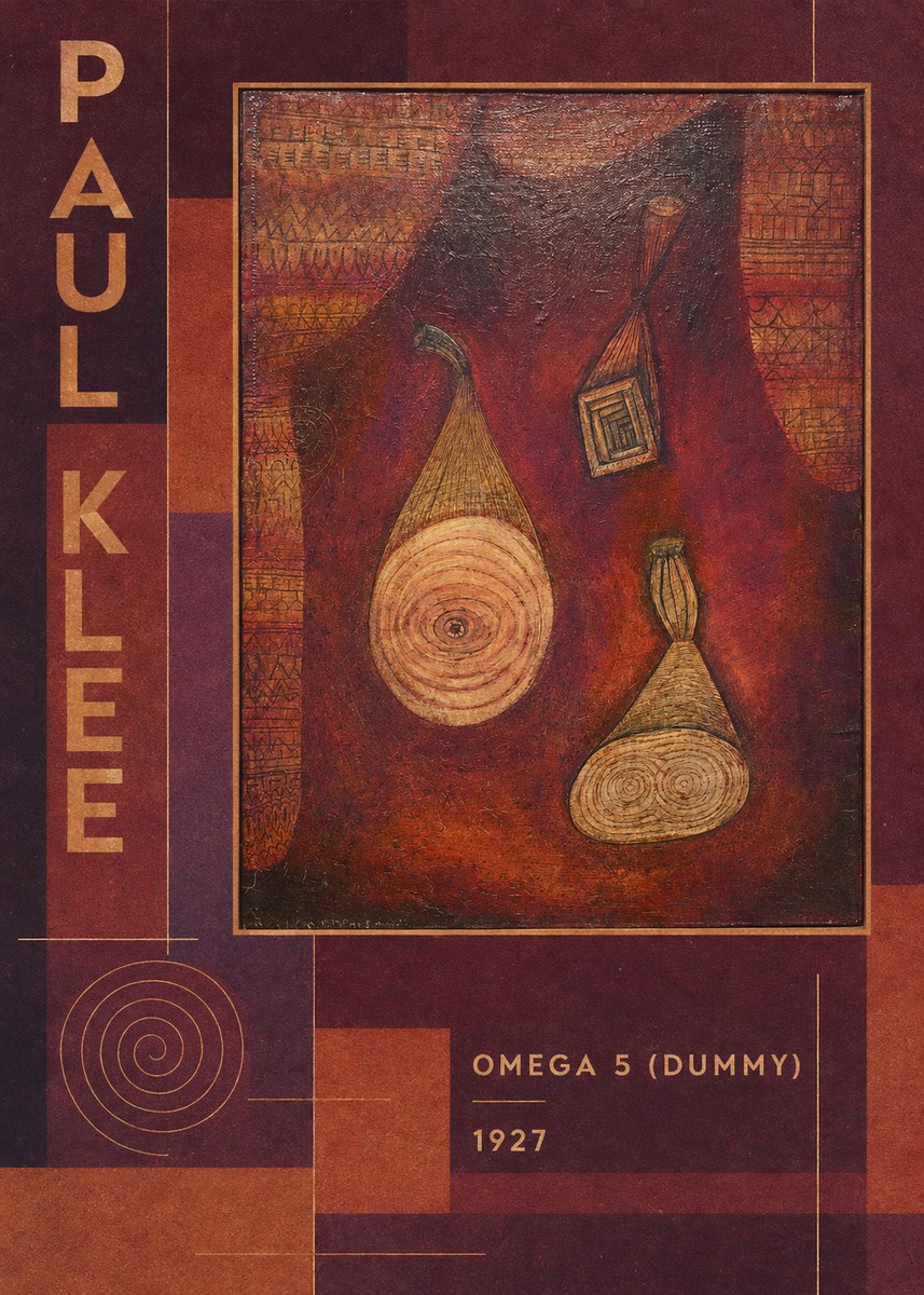 Paul Klee Omega 5 (Dummy) No3 - Poszter