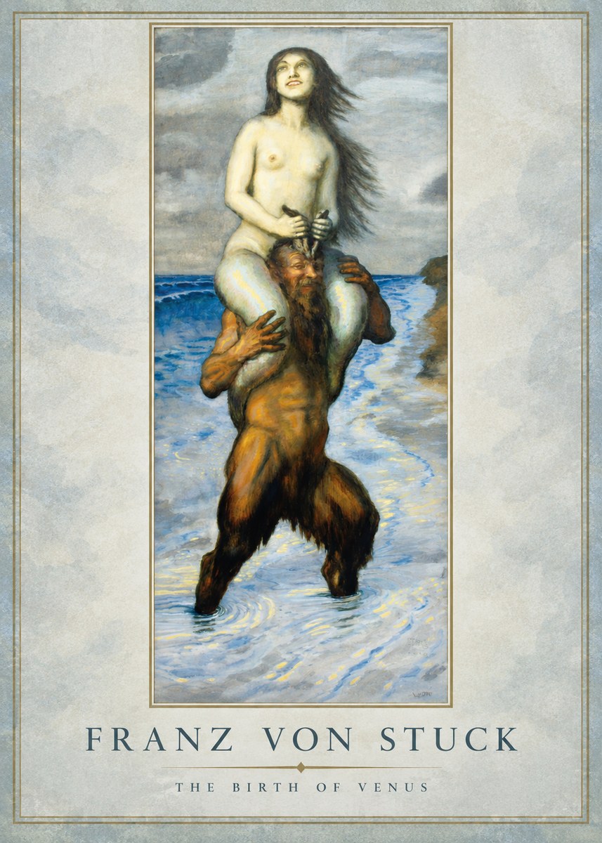 Franz von Stuck The Birth of Venus No1 - Poszter