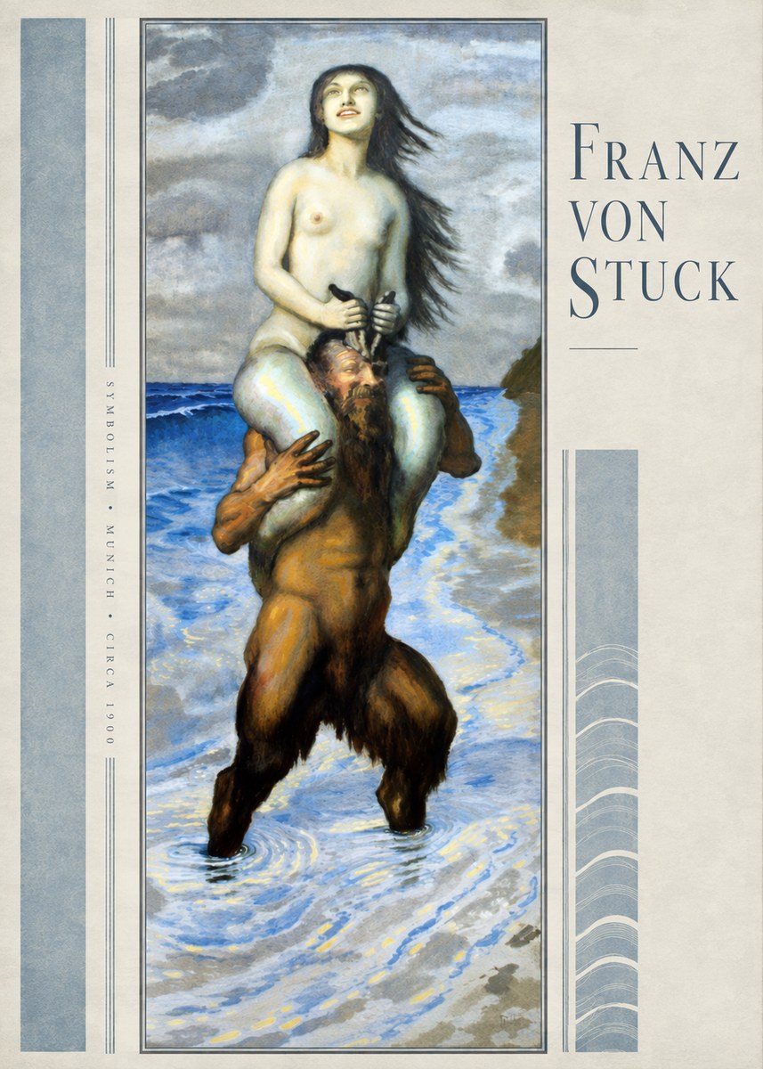 Franz von Stuck The Birth of Venus No5 - Poszter