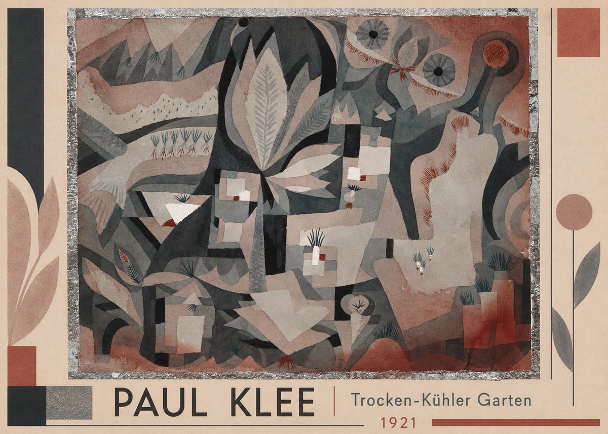 Paul Klee Trocken-kühler Garten No1 - Poszter