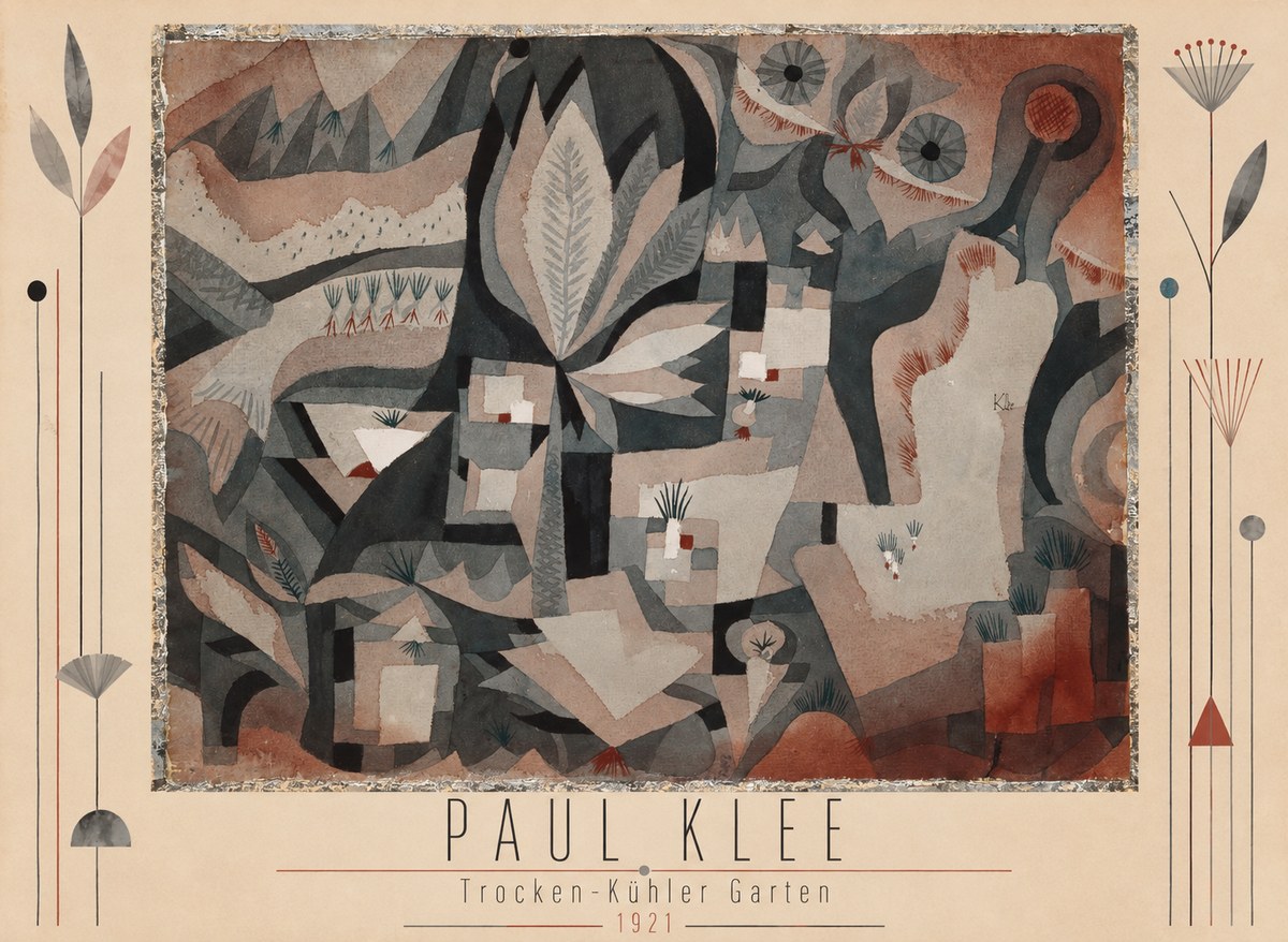 Paul Klee Trocken-kühler Garten No3 - Poszter