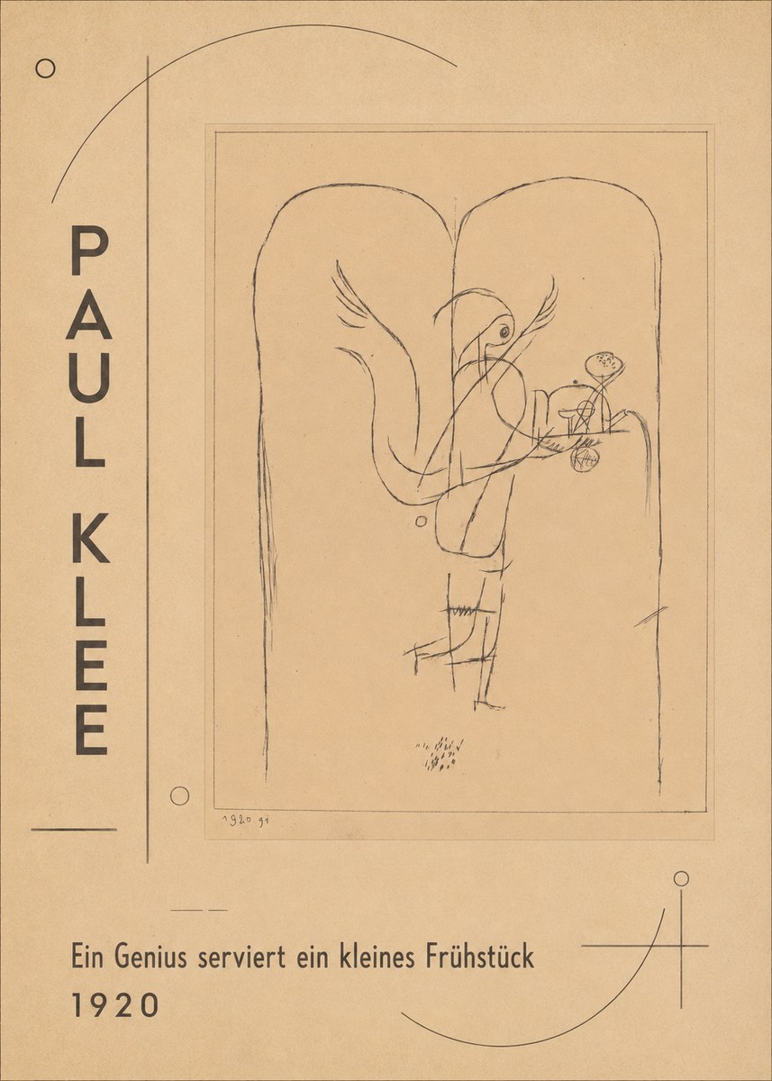 Paul Klee Ein Genius Serviert Ein Kleines Frühstück No2 - Poszter