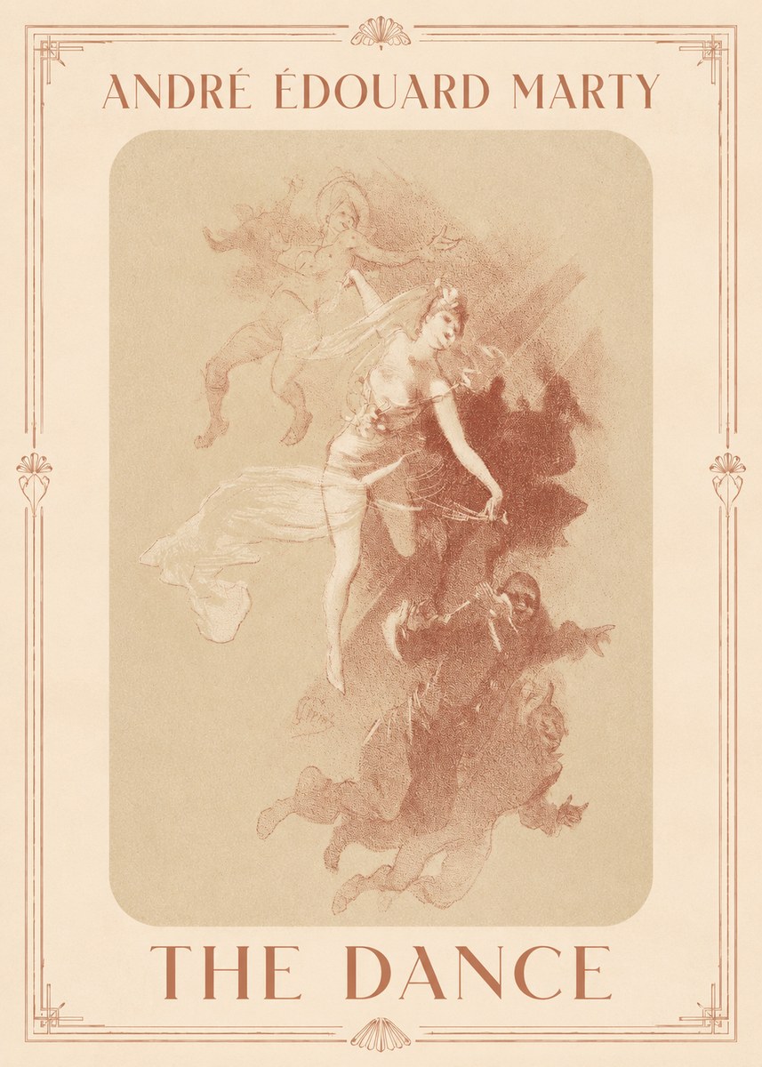André Édouard Marty The Dance No1 - Poszter