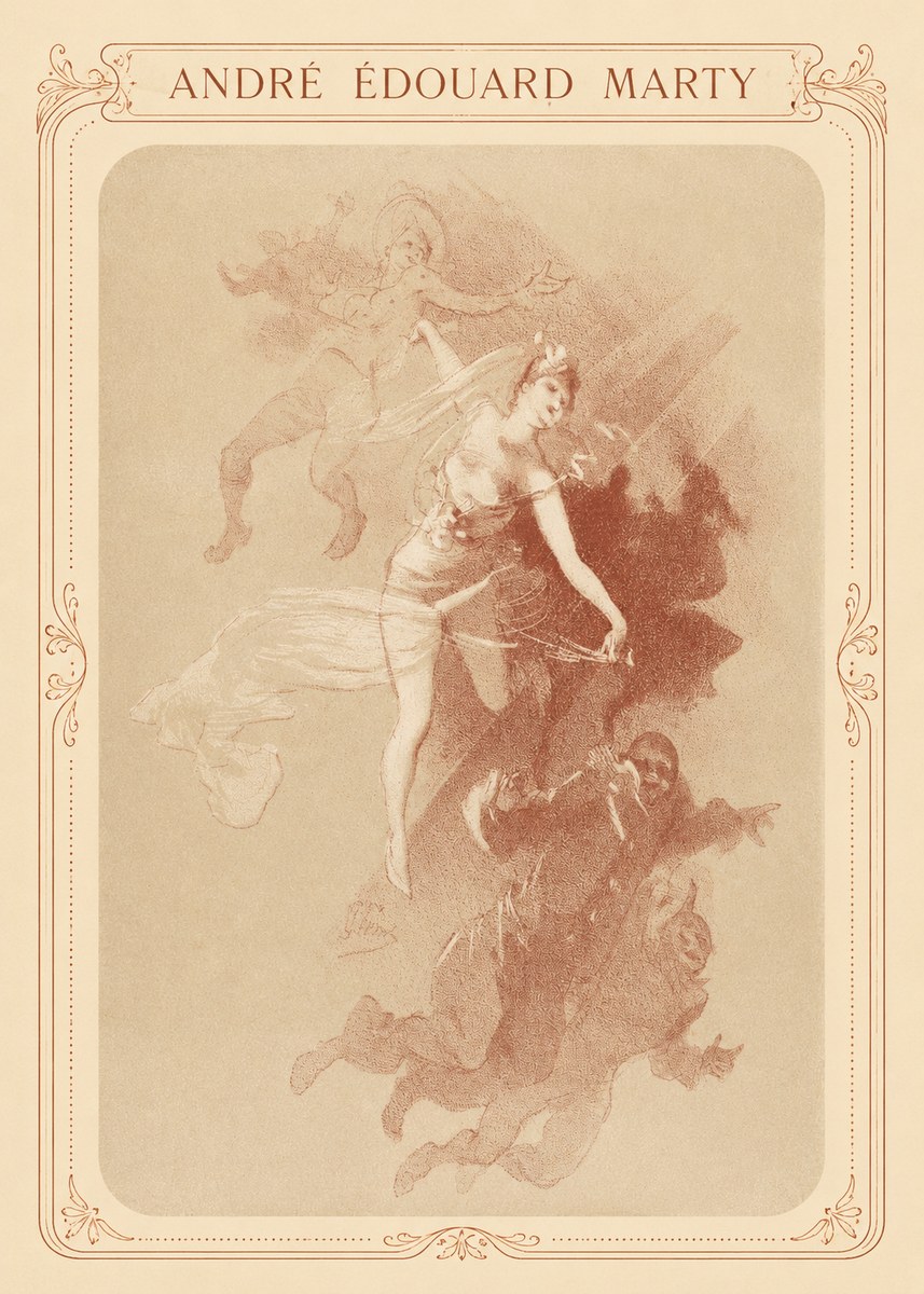 André Édouard Marty The Dance No2 - Poszter