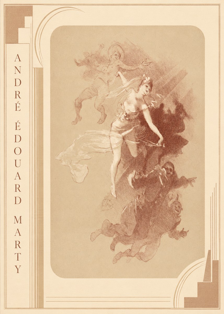 André Édouard Marty The Dance No3 - Poszter