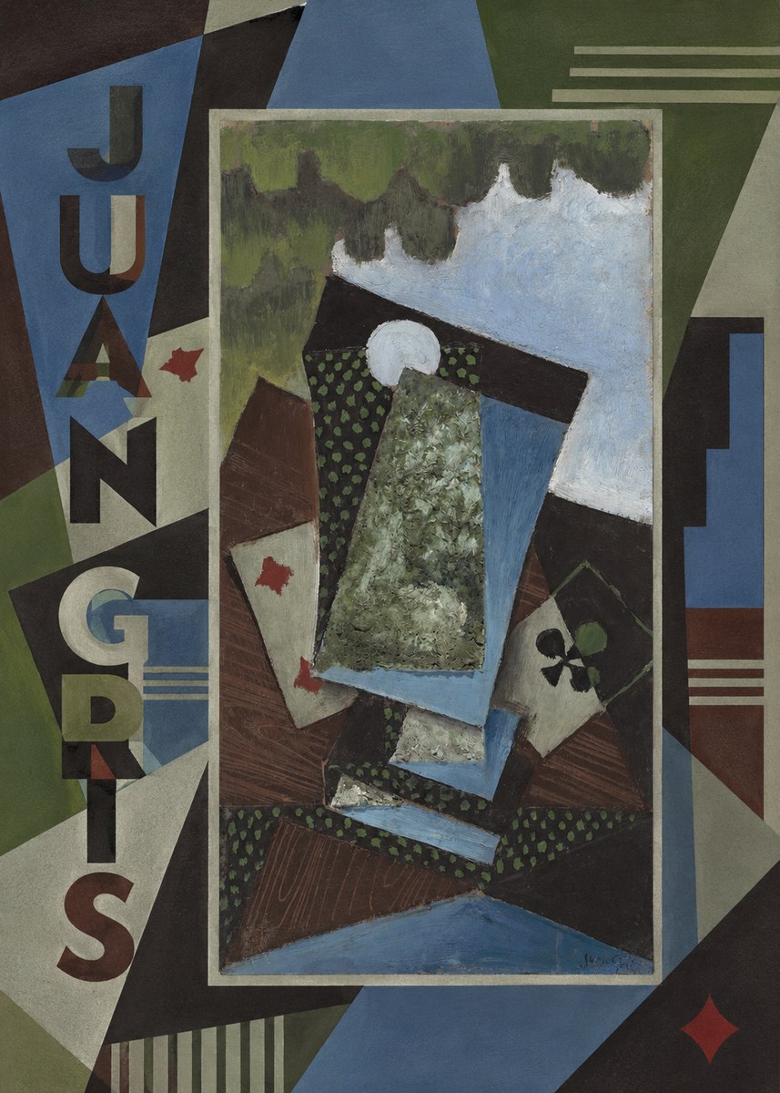 Juan Gris Playing Cards and a Siphon No2 - Poszter