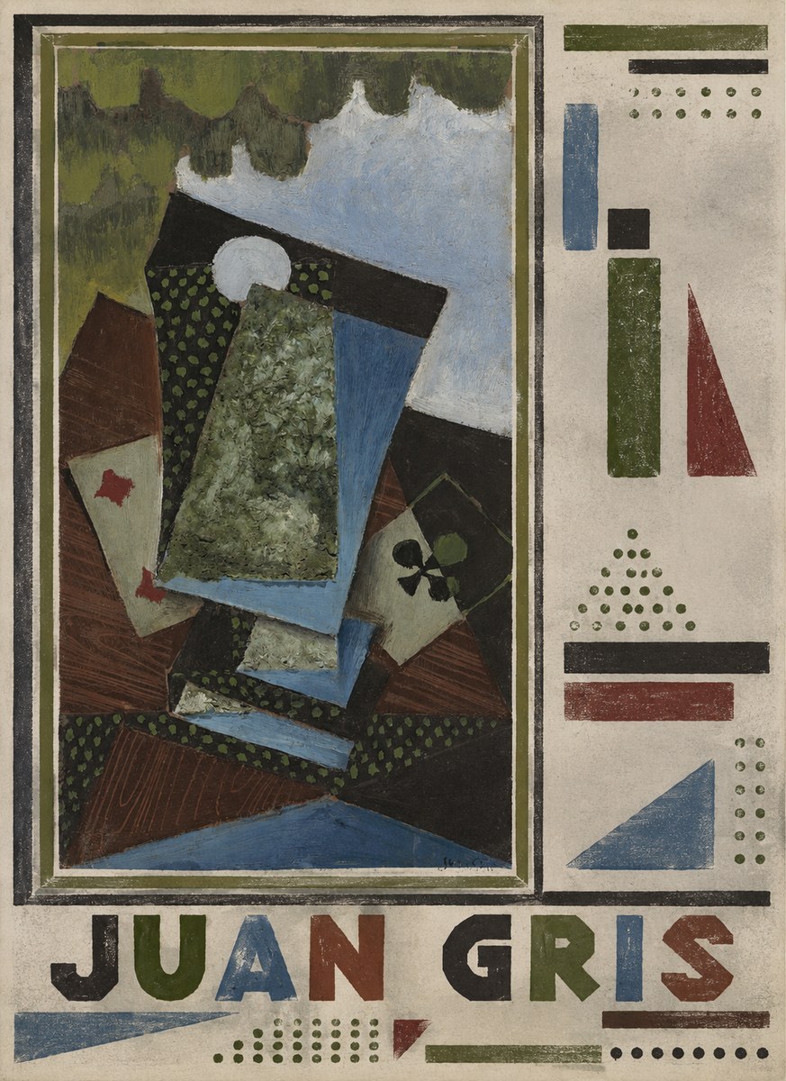 Juan Gris Playing Cards and a Siphon No5 - Poszter