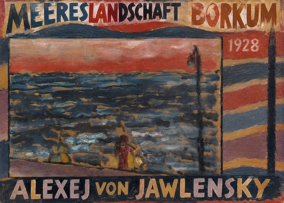 Alexej von Jawlensky Meereslandschaft Borkum No2 - Poszter