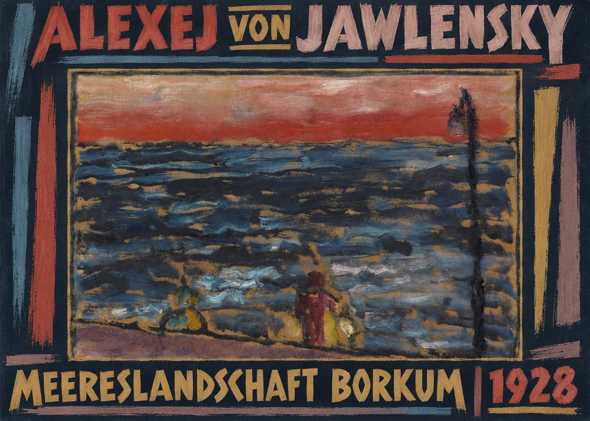 Alexej von Jawlensky Meereslandschaft Borkum No5 - Poszter
