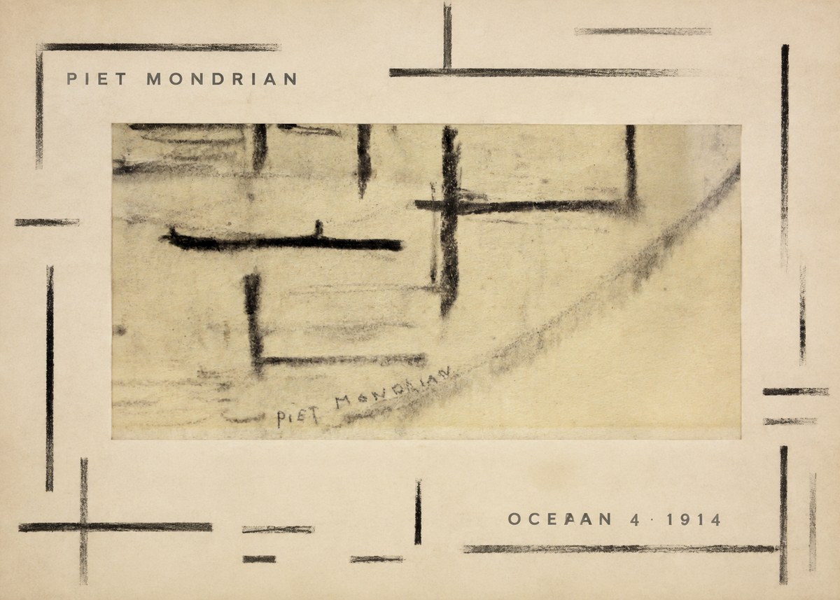 Piet Mondrian Ocean 4 No2 - Poszter