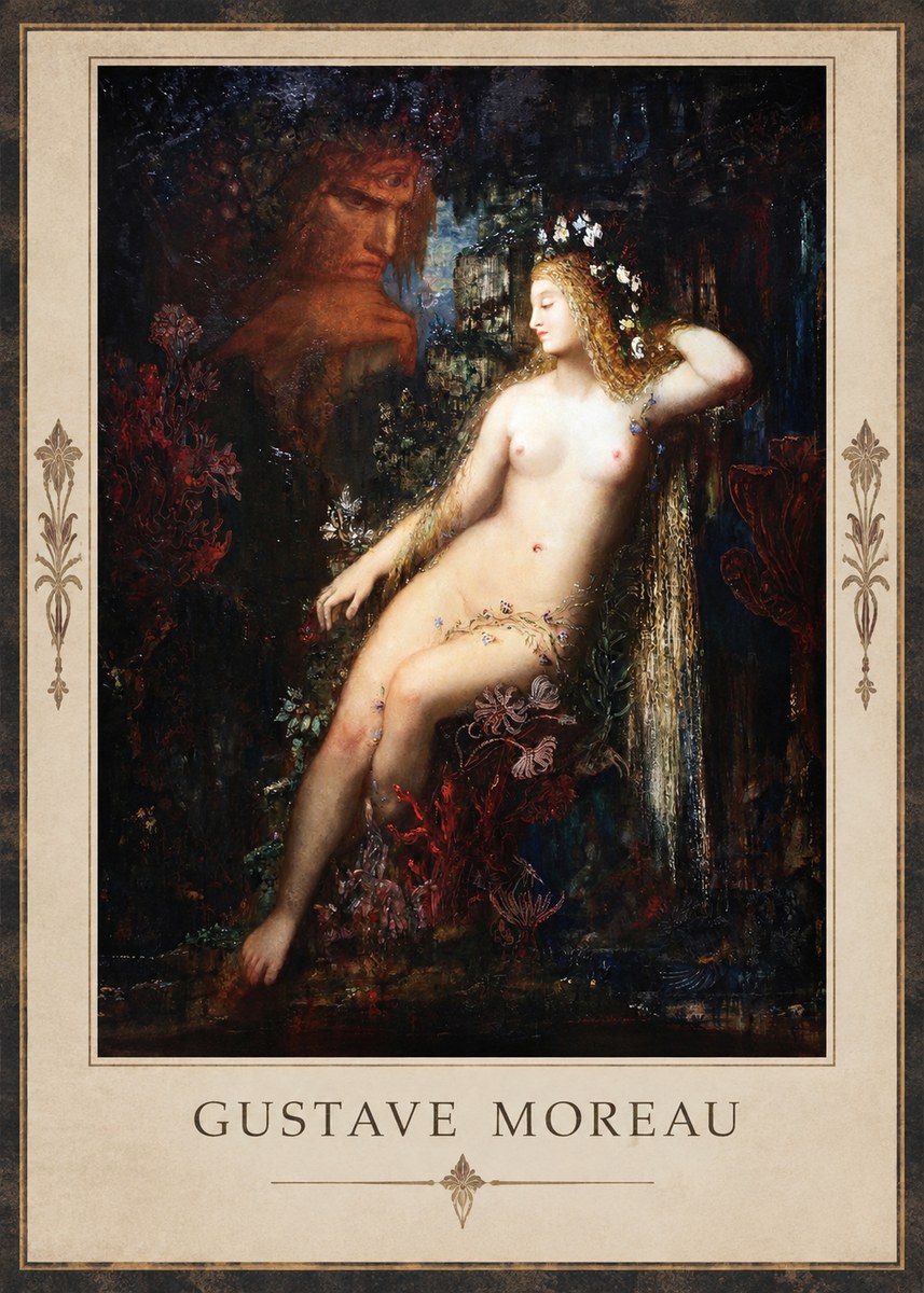 Gustave Moreau Hélène No2 - Poszter