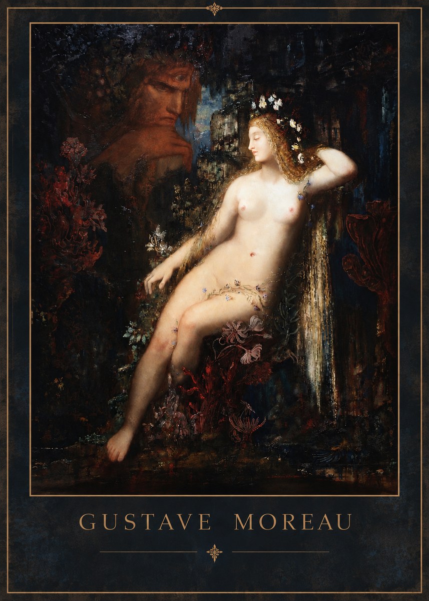 Gustave Moreau Hélène No3 - Poszter