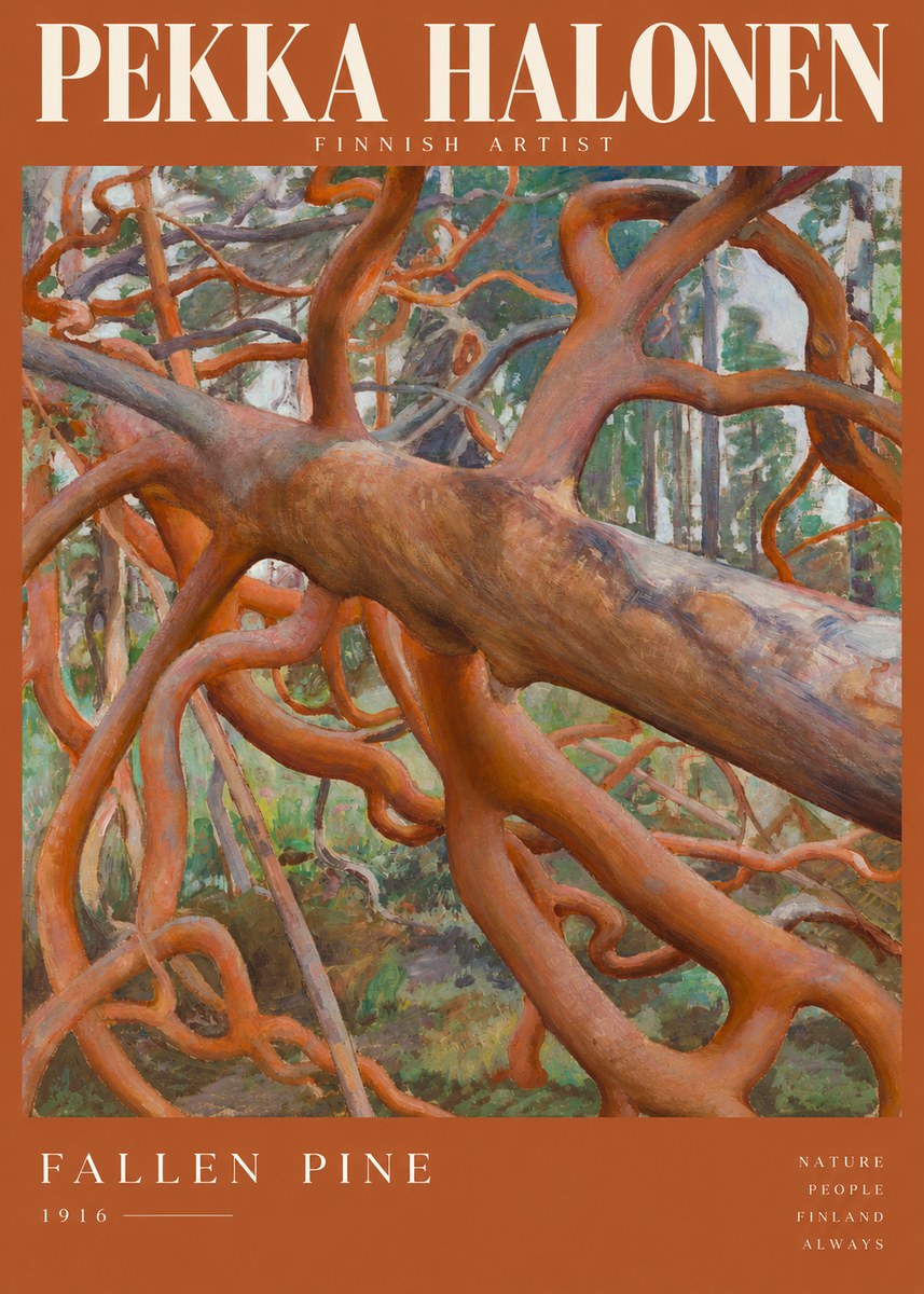 Pekka Halonen Fallen Pine No2 - Poszter