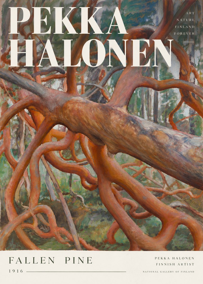 Pekka Halonen Fallen Pine No3 - Poszter