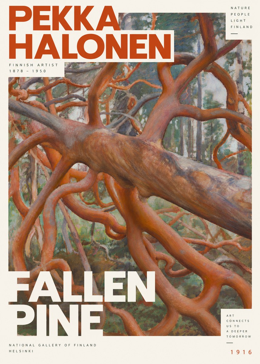 Pekka Halonen Fallen Pine No6 - Poszter