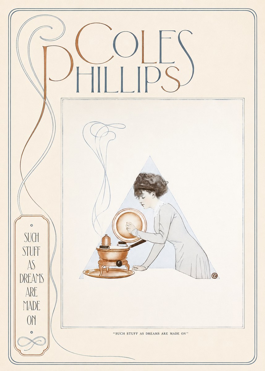 Coles Phillips Such Stuff as Dreams Are Made On No2 - Poszter