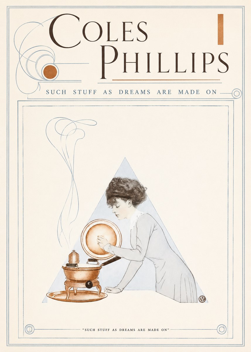 Coles Phillips Such Stuff as Dreams Are Made On No4 - Poszter