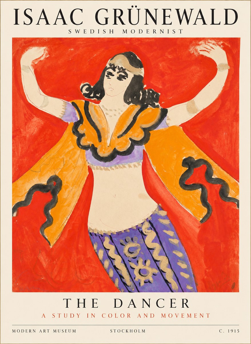 Isaac Grünewald The Dancer I No1 - Poszter