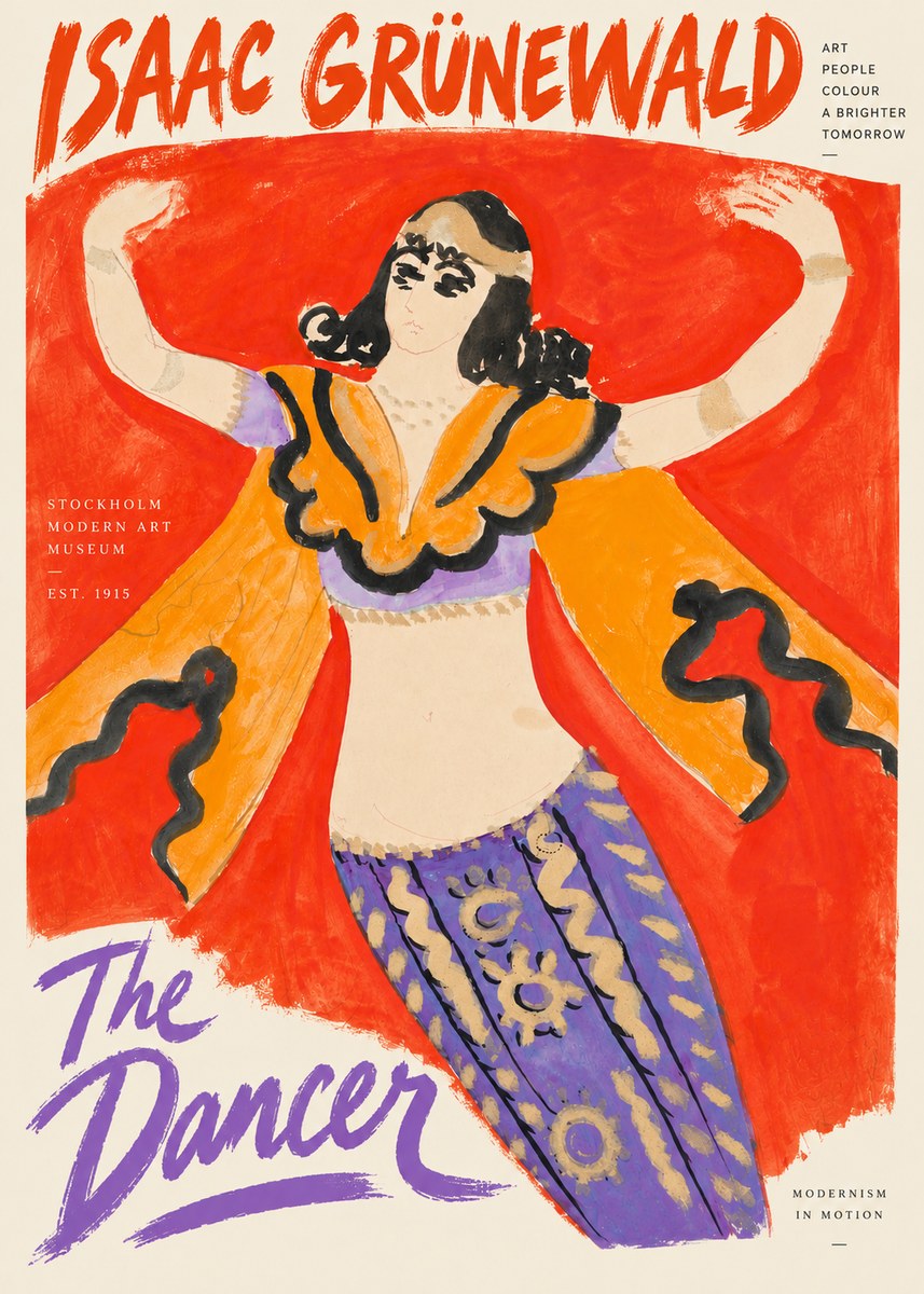 Isaac Grünewald The Dancer I No4 - Poszter
